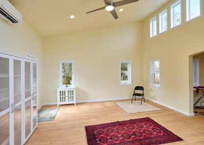 inside view of sunroom addition