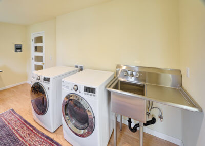 remodeled laundry room and craft area
