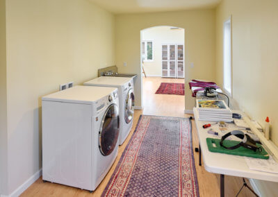 Sewing and laundry room area